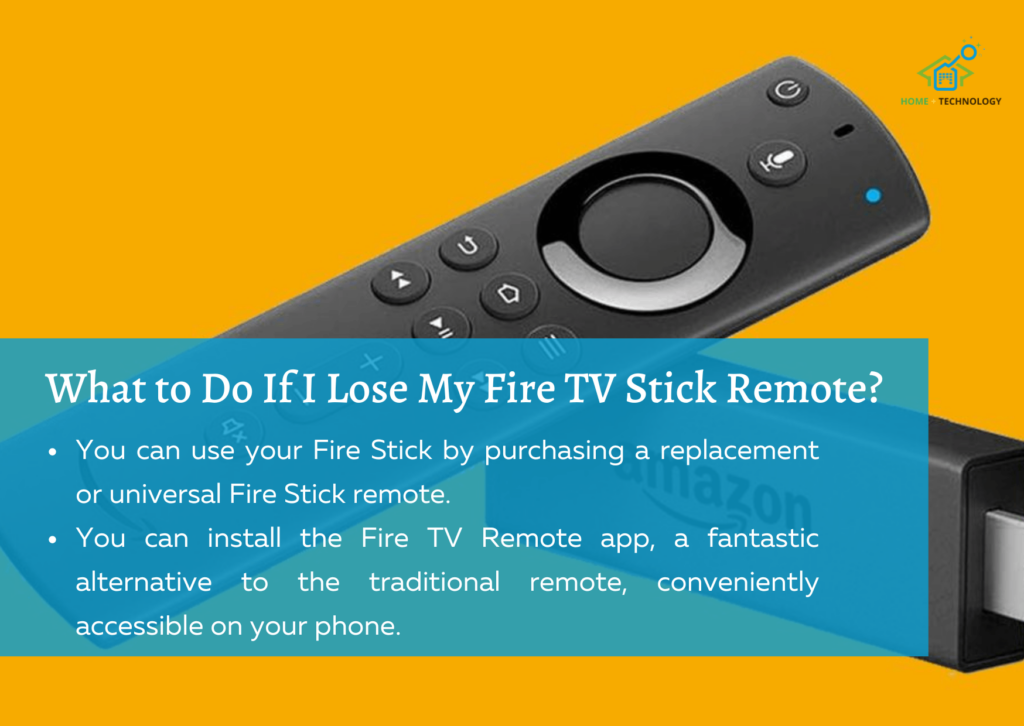 A black fire Tv Stick with remote on yellow background.