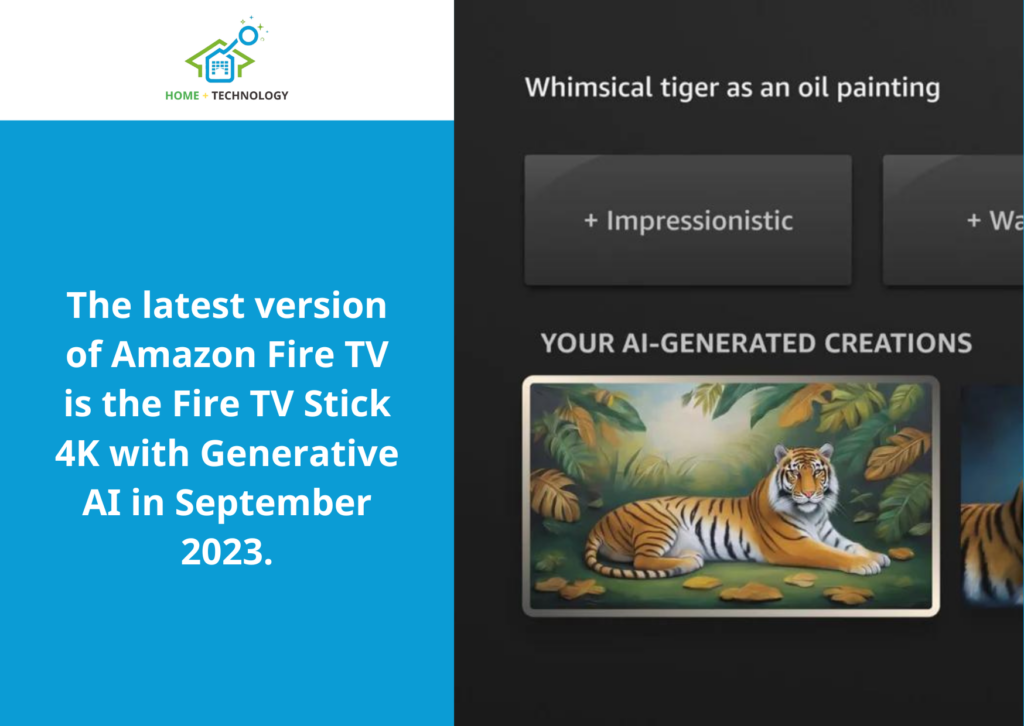 A picture of a Tiger oil painting on firestick