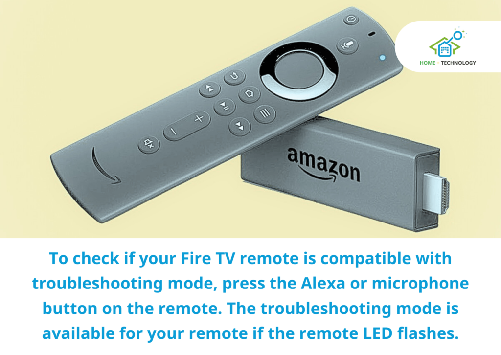 Fire Tv remote in green background