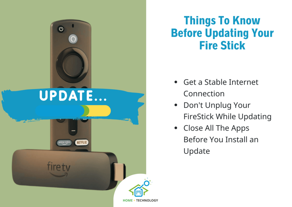 A Picture showing Things To Know Before Updating Your Fire Stick.